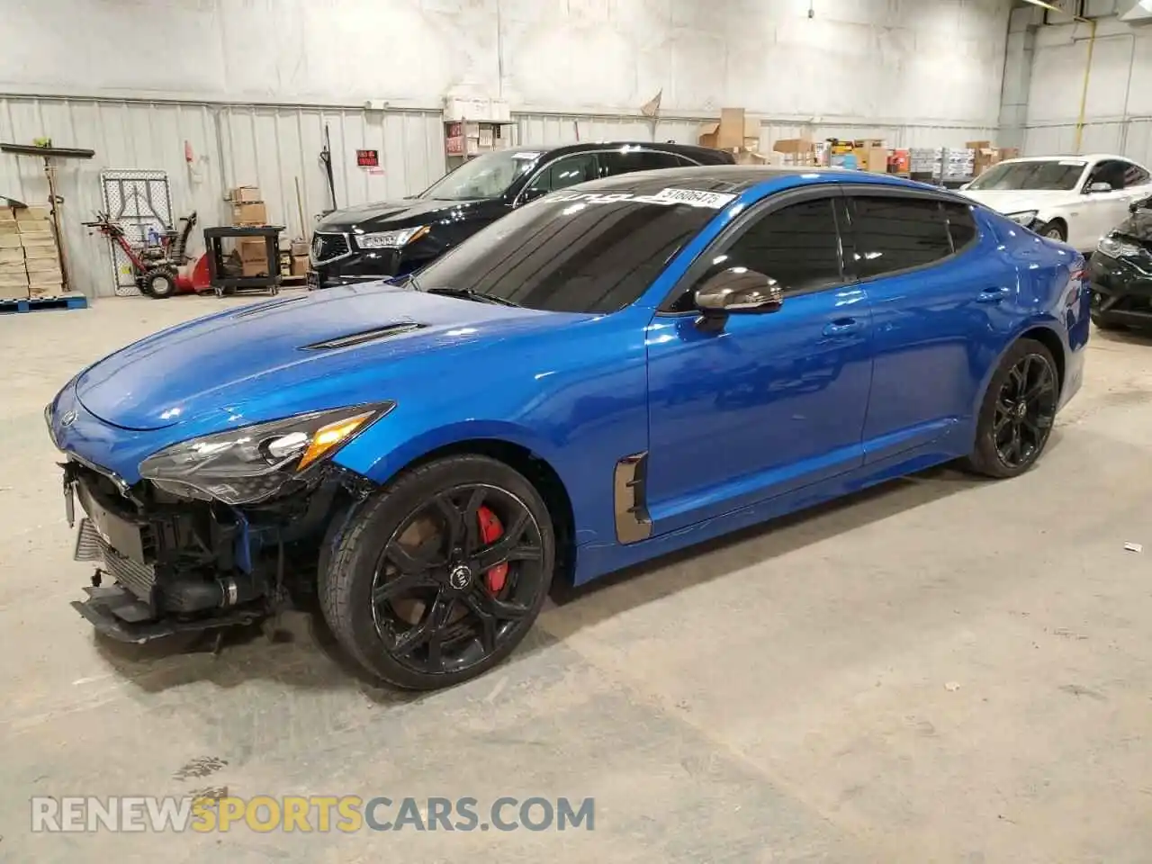1 Photograph of a damaged car KNAE55LC2M6089564 KIA STINGER 2021