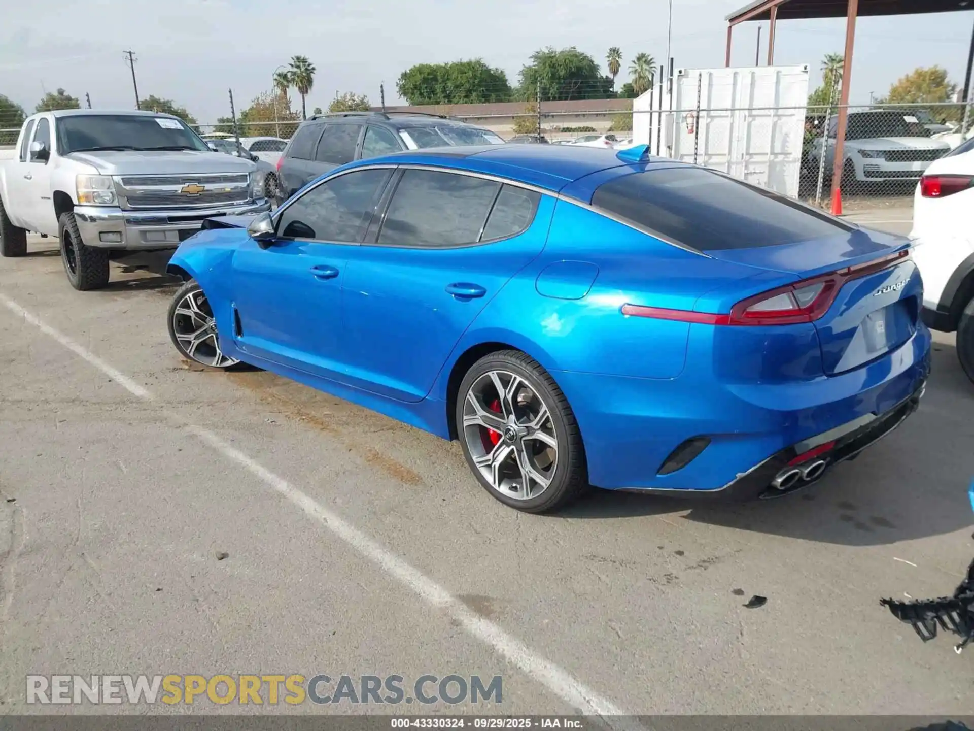 3 Photograph of a damaged car KNAE55LC2M6089757 KIA STINGER 2021