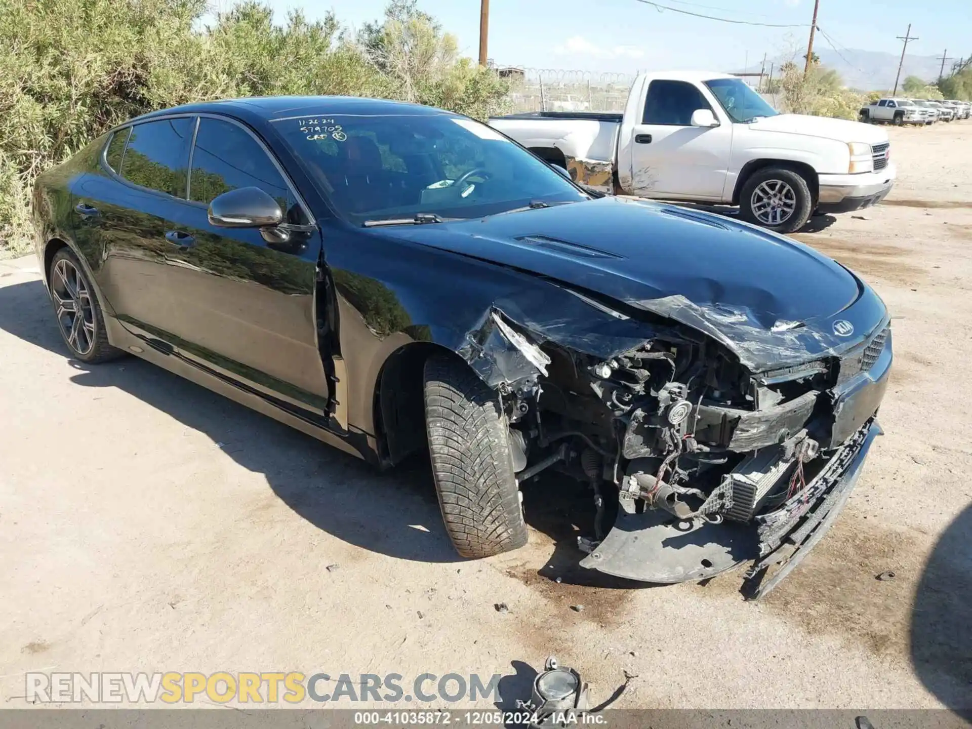 1 Photograph of a damaged car KNAE55LC3M6089699 KIA STINGER 2021