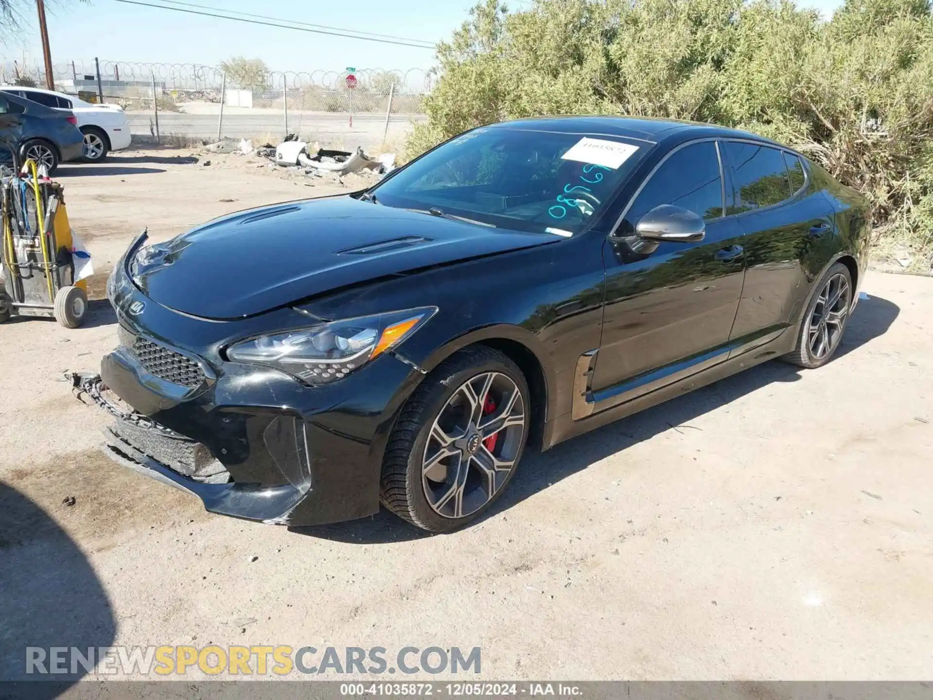 2 Photograph of a damaged car KNAE55LC3M6089699 KIA STINGER 2021