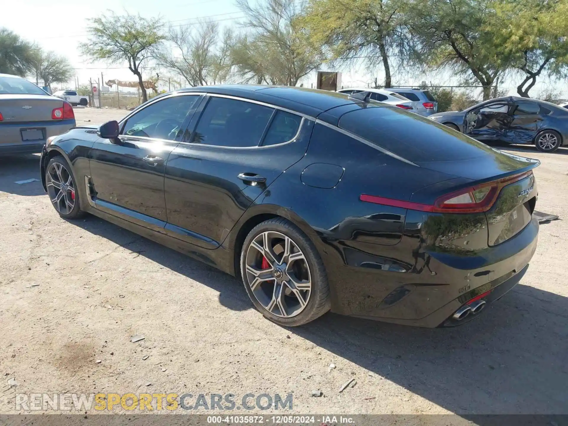 3 Photograph of a damaged car KNAE55LC3M6089699 KIA STINGER 2021