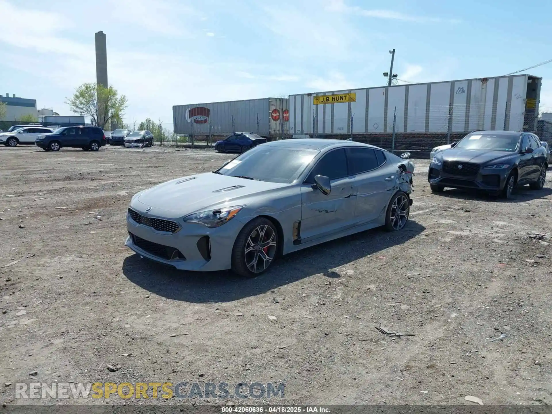 2 Photograph of a damaged car KNAE55LC5M6097786 KIA STINGER 2021