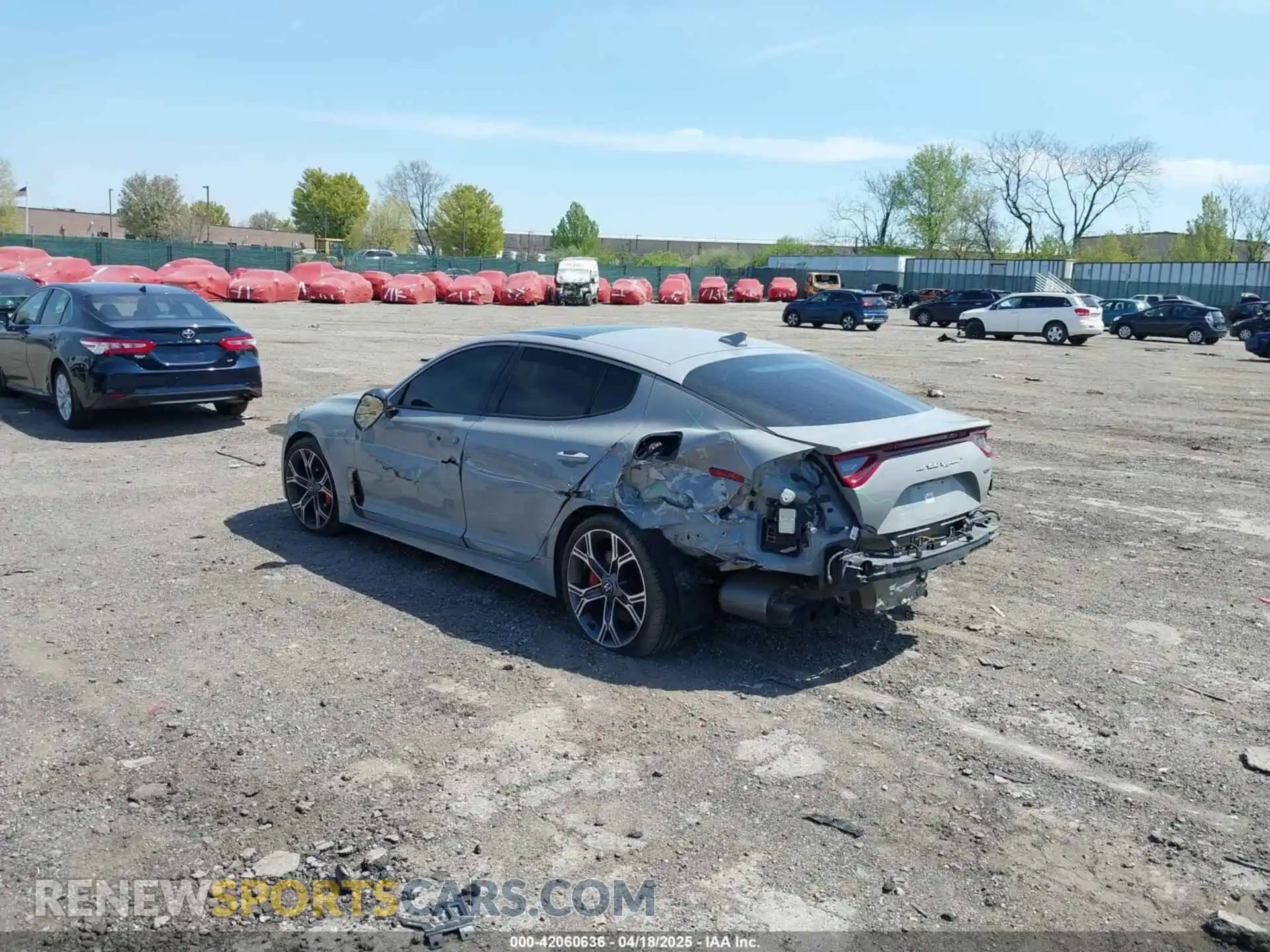 3 Photograph of a damaged car KNAE55LC5M6097786 KIA STINGER 2021