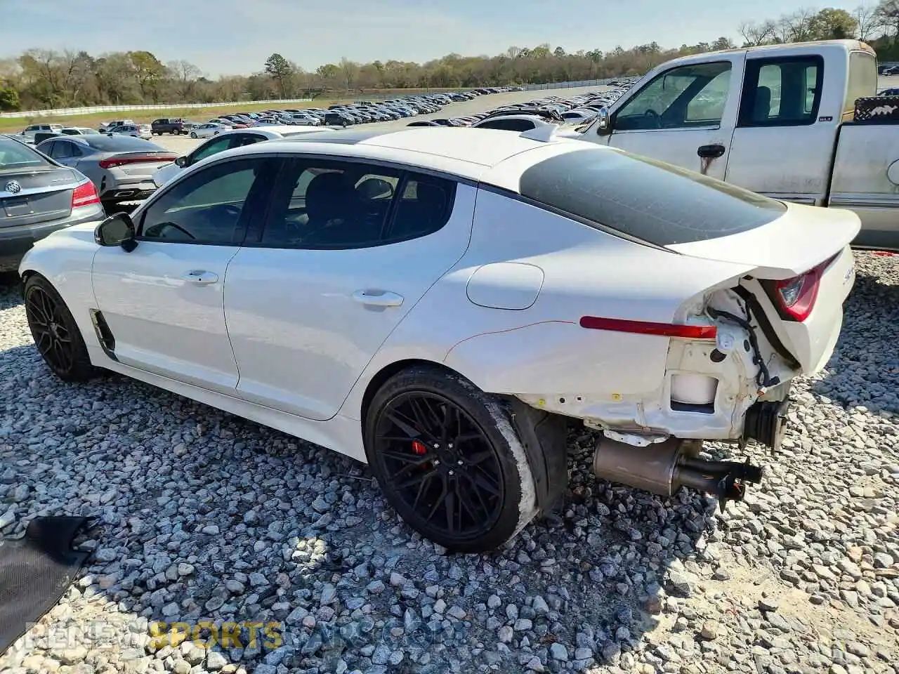 2 Photograph of a damaged car KNAE55LC6M6089213 KIA STINGER 2021
