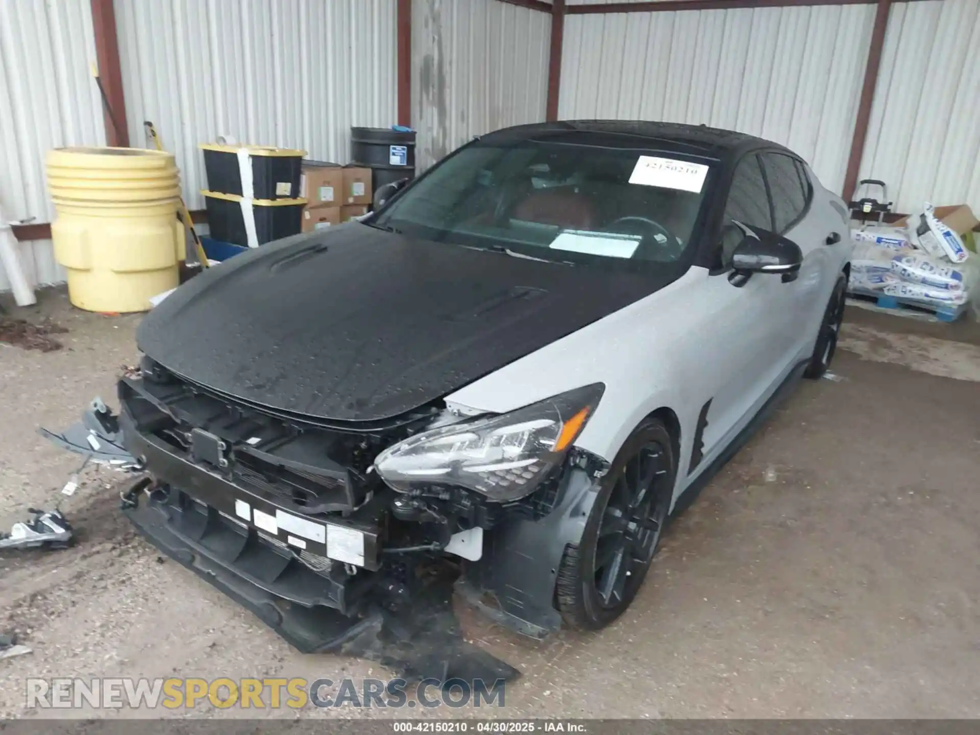 2 Photograph of a damaged car KNAE35LD2N6113930 KIA STINGER 2022