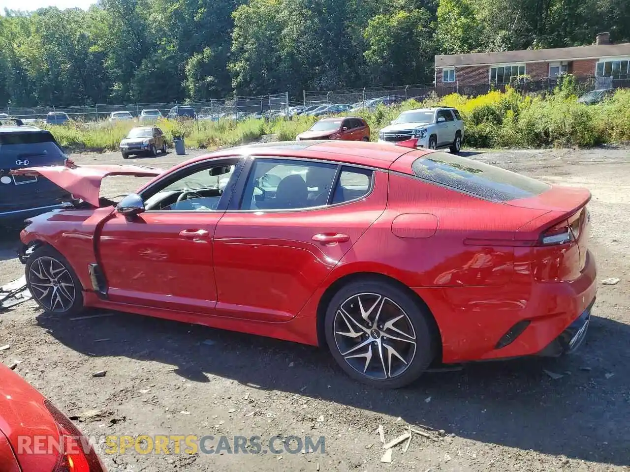 2 Photograph of a damaged car KNAE35LD2N6116696 KIA STINGER 2022