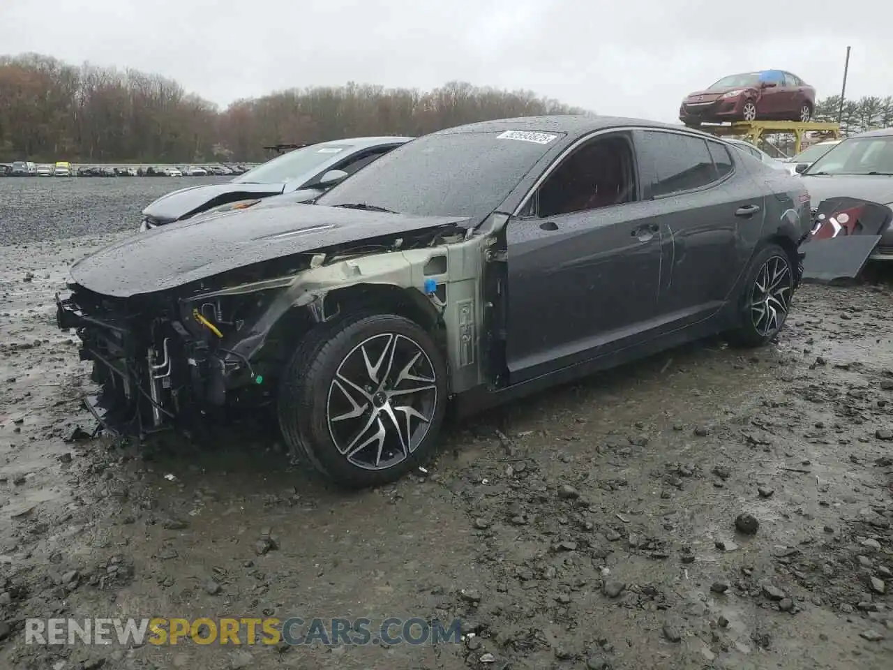 1 Photograph of a damaged car KNAE35LD6N6110223 KIA STINGER 2022
