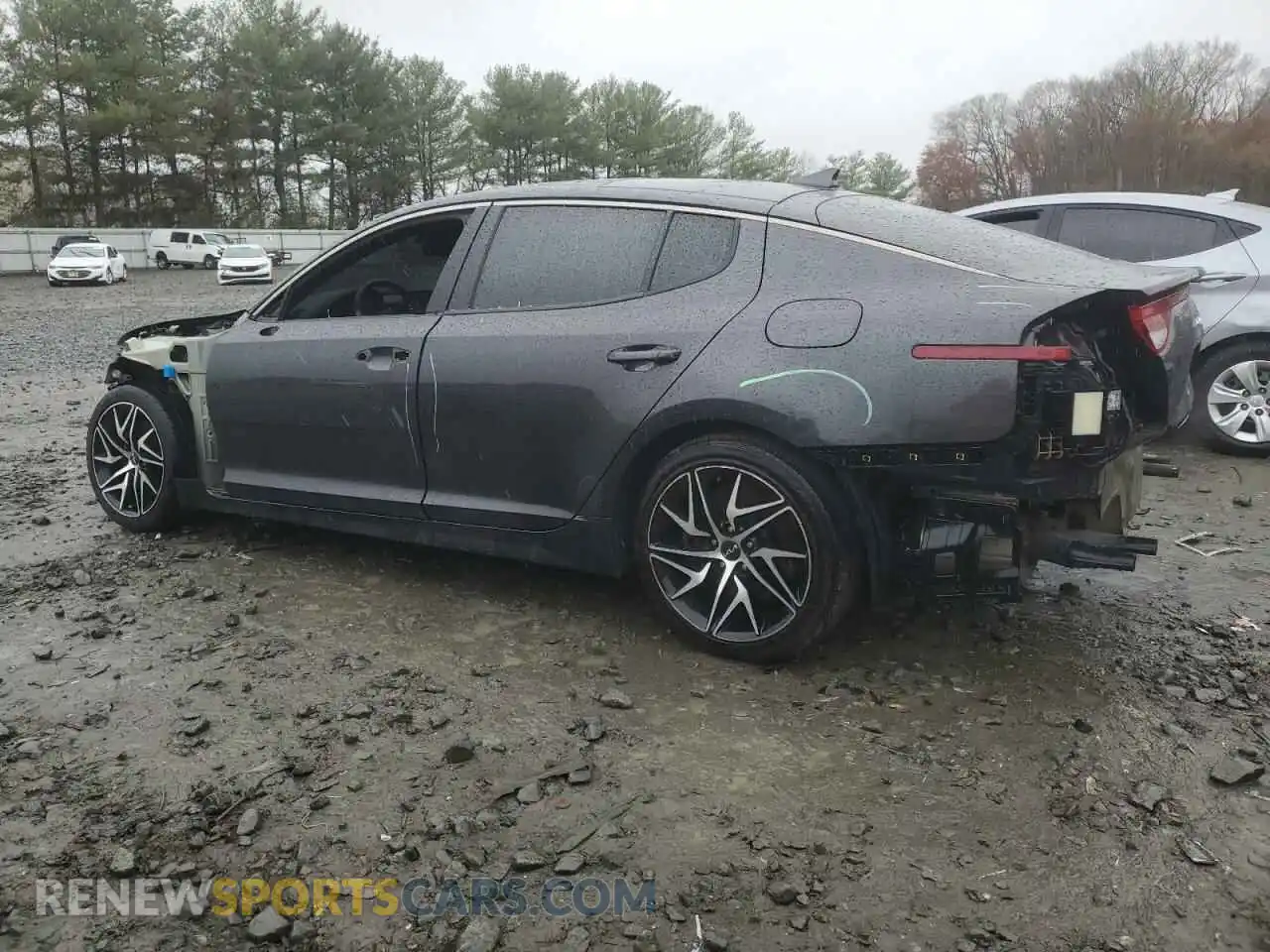 2 Photograph of a damaged car KNAE35LD6N6110223 KIA STINGER 2022