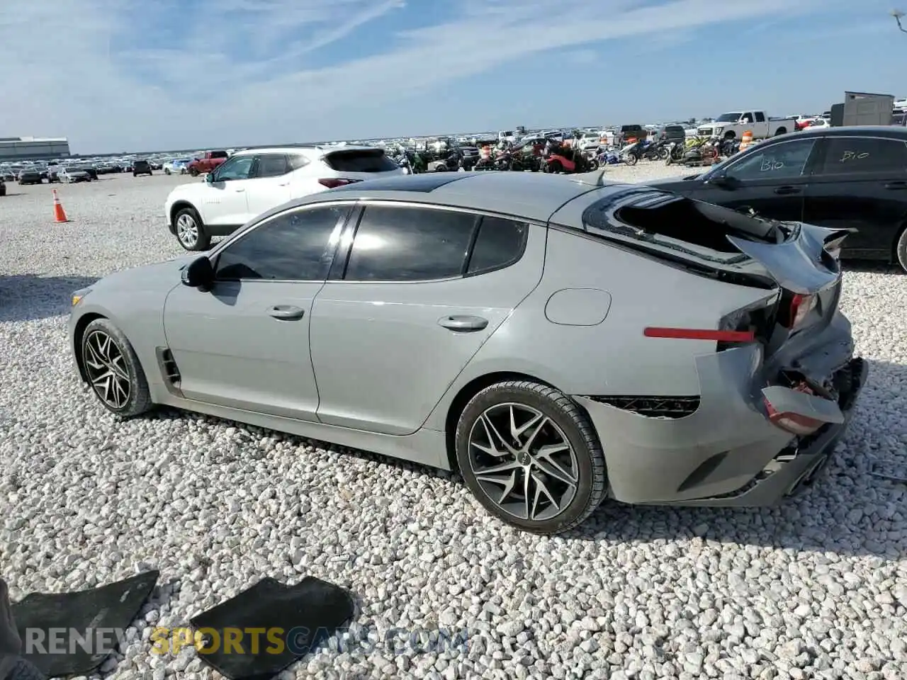 2 Photograph of a damaged car KNAE35LD9N6115206 KIA STINGER 2022