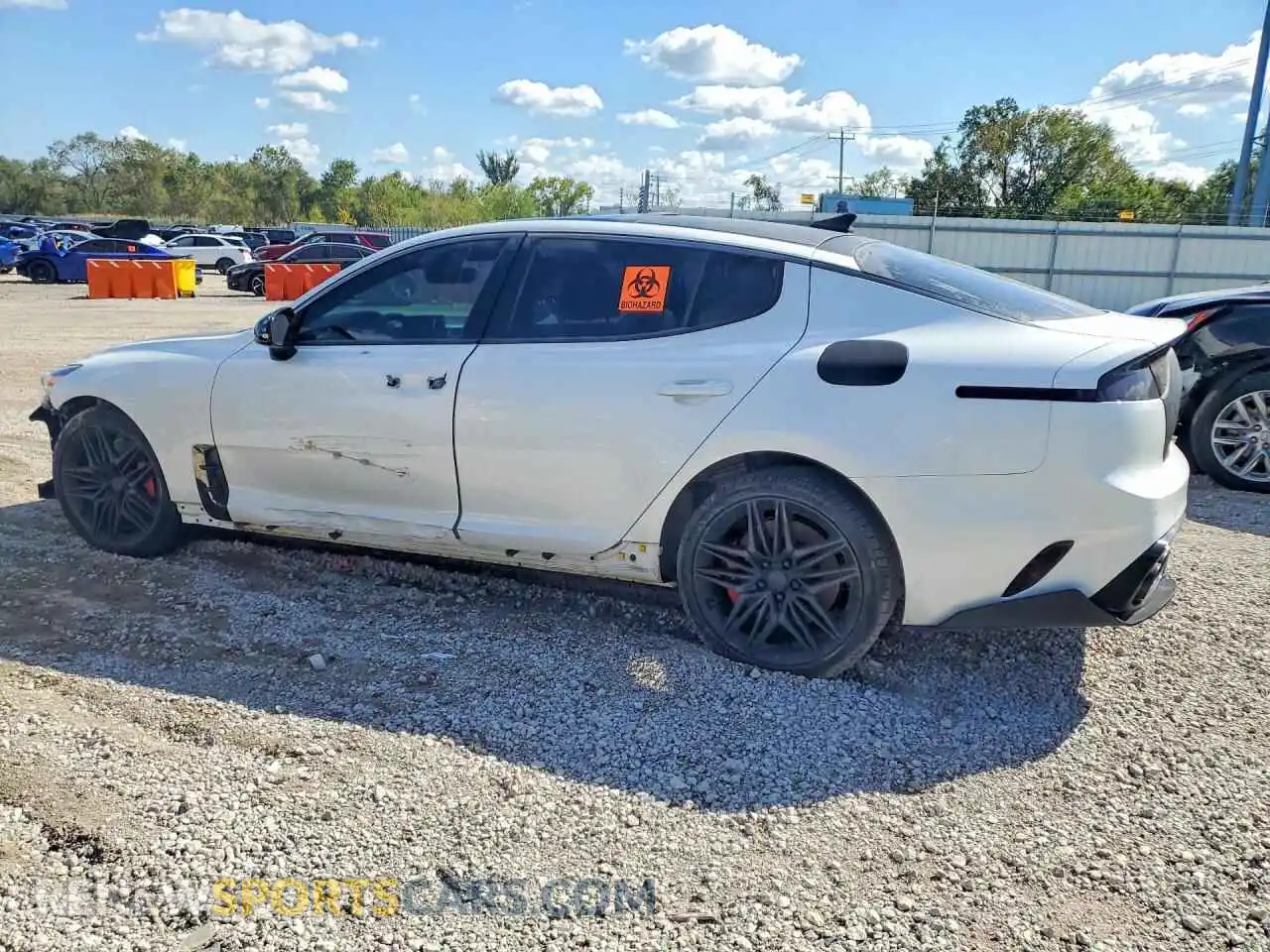 2 Photograph of a damaged car KNAE45LC0N6103496 KIA STINGER 2022