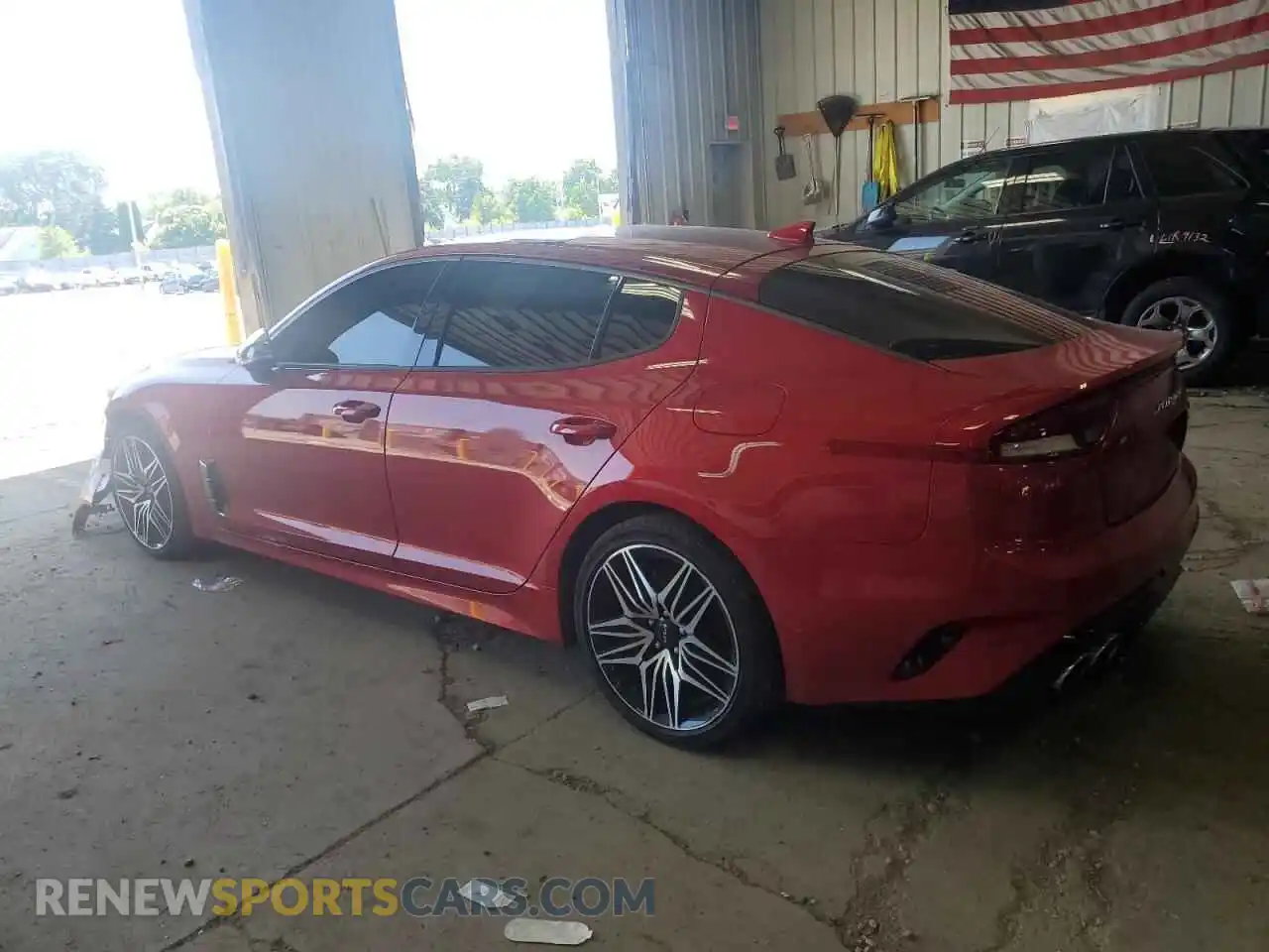 2 Photograph of a damaged car KNAE45LC3N6104898 KIA STINGER 2022