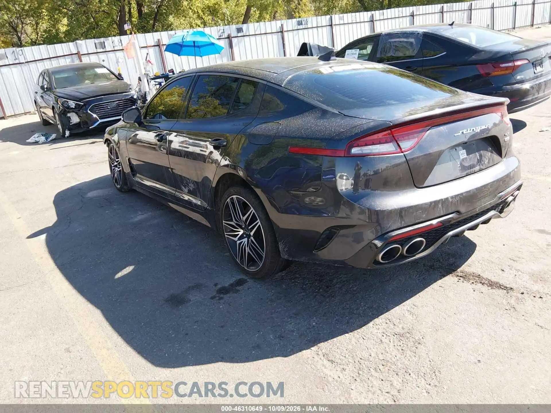 3 Photograph of a damaged car KNAE45LC4N6103548 KIA STINGER 2022