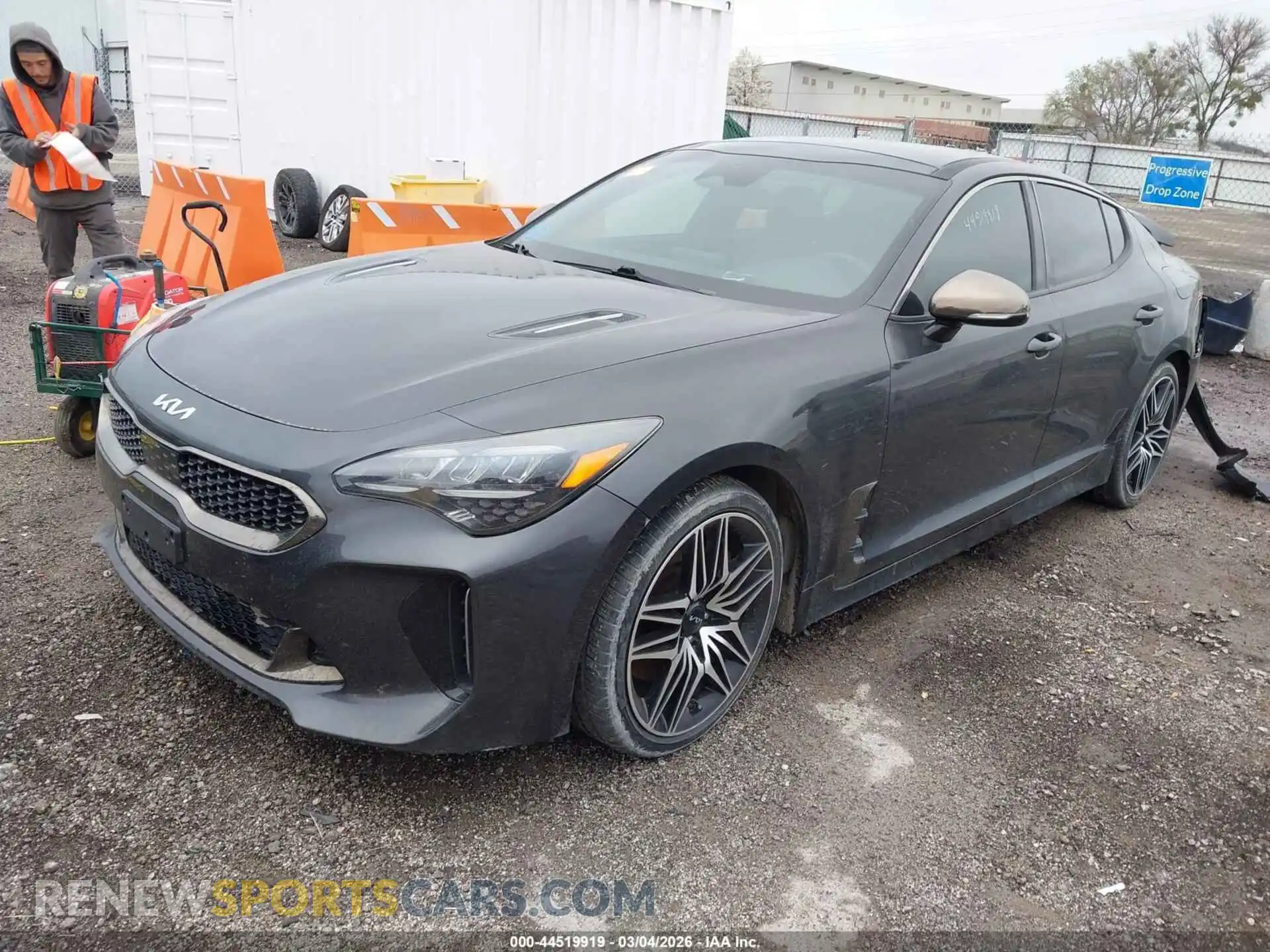 2 Photograph of a damaged car KNAE45LC8N6104640 KIA STINGER 2022