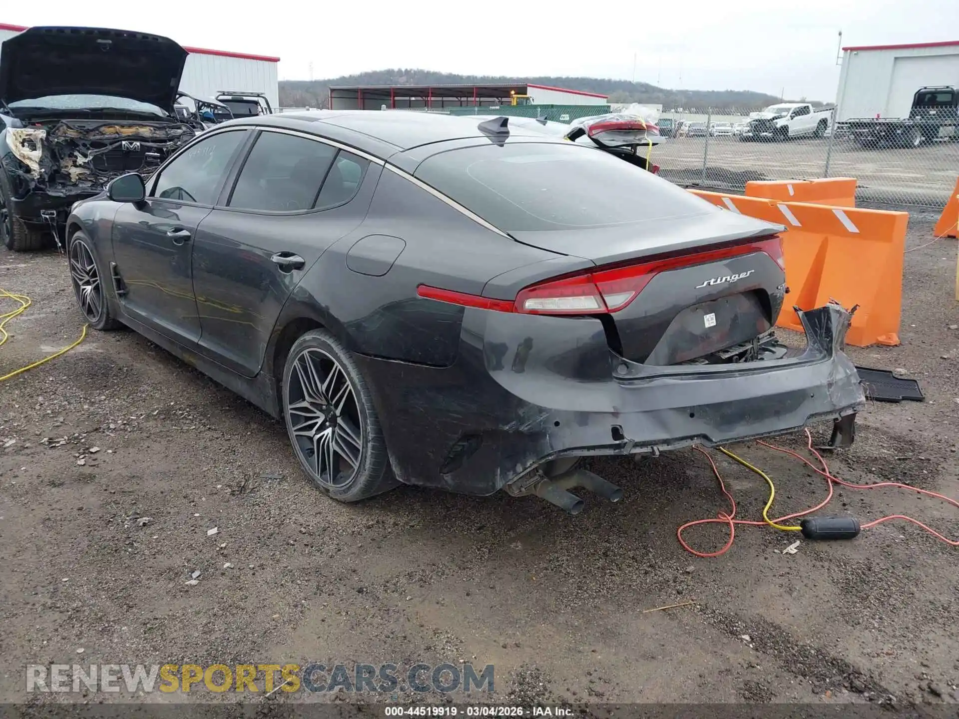 3 Photograph of a damaged car KNAE45LC8N6104640 KIA STINGER 2022