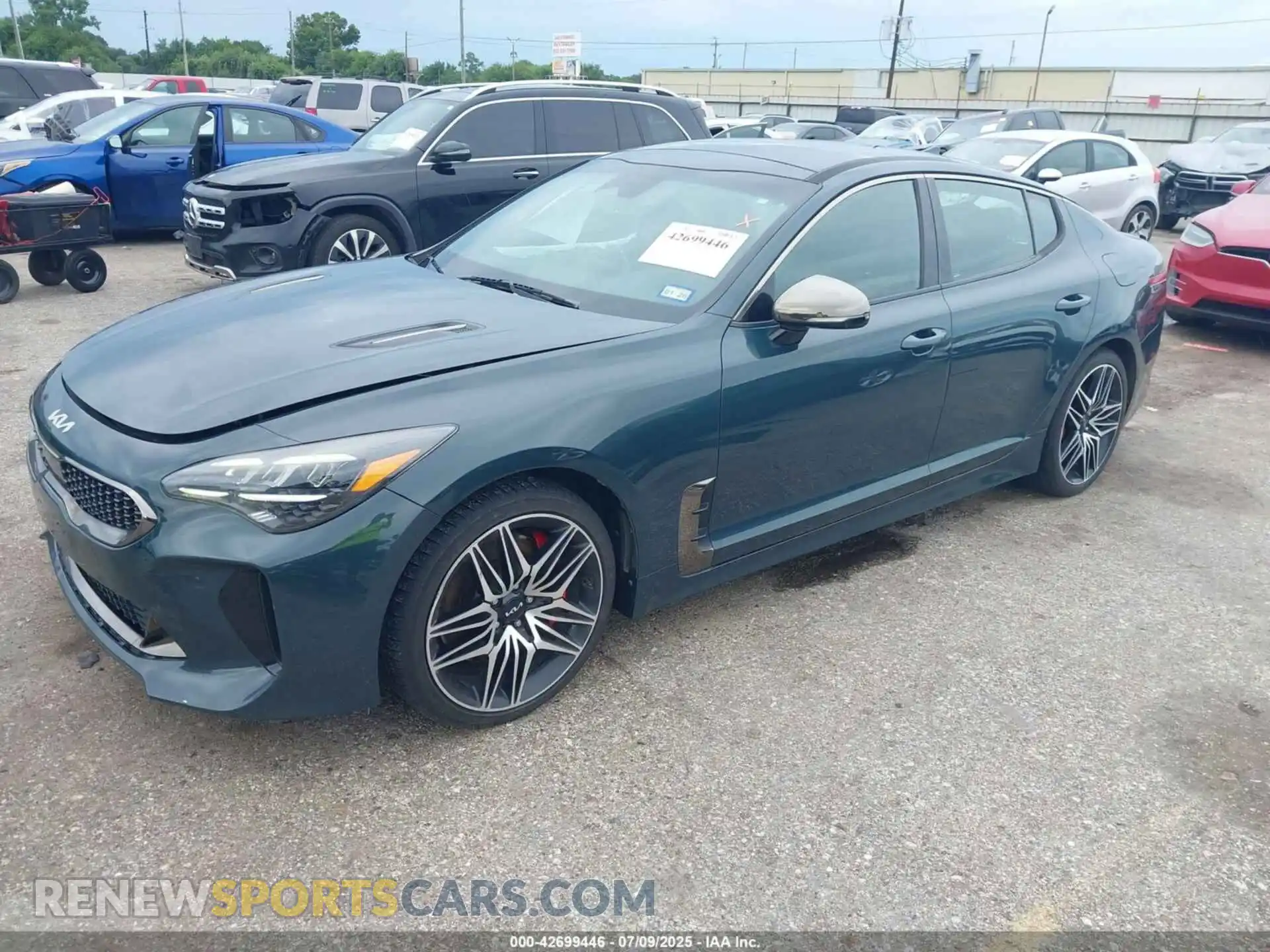2 Photograph of a damaged car KNAE45LC9N6111452 KIA STINGER 2022