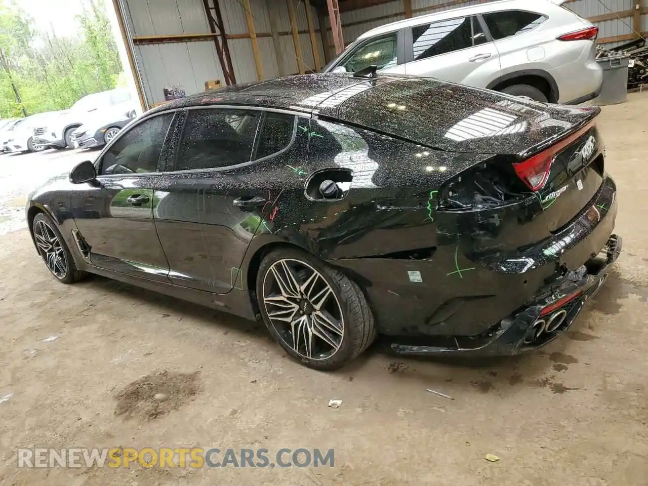 2 Photograph of a damaged car KNAE55LC2N6106798 KIA STINGER 2022