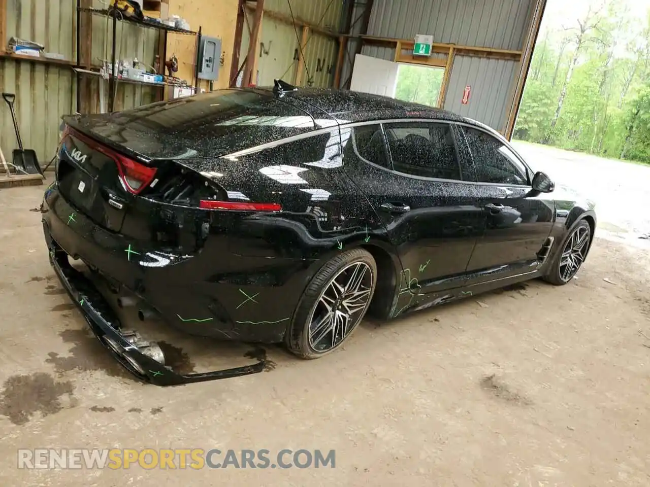 3 Photograph of a damaged car KNAE55LC2N6106798 KIA STINGER 2022