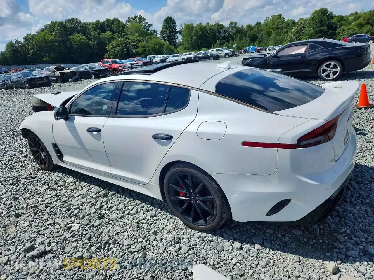 2 Photograph of a damaged car KNAE55LC2N6108910 KIA STINGER 2022