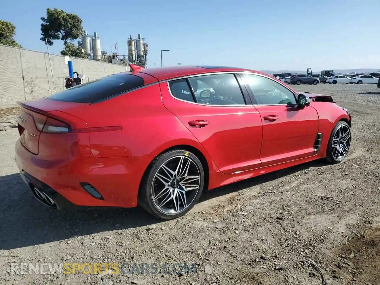 3 Photograph of a damaged car KNAE55LC7N6101855 KIA STINGER 2022