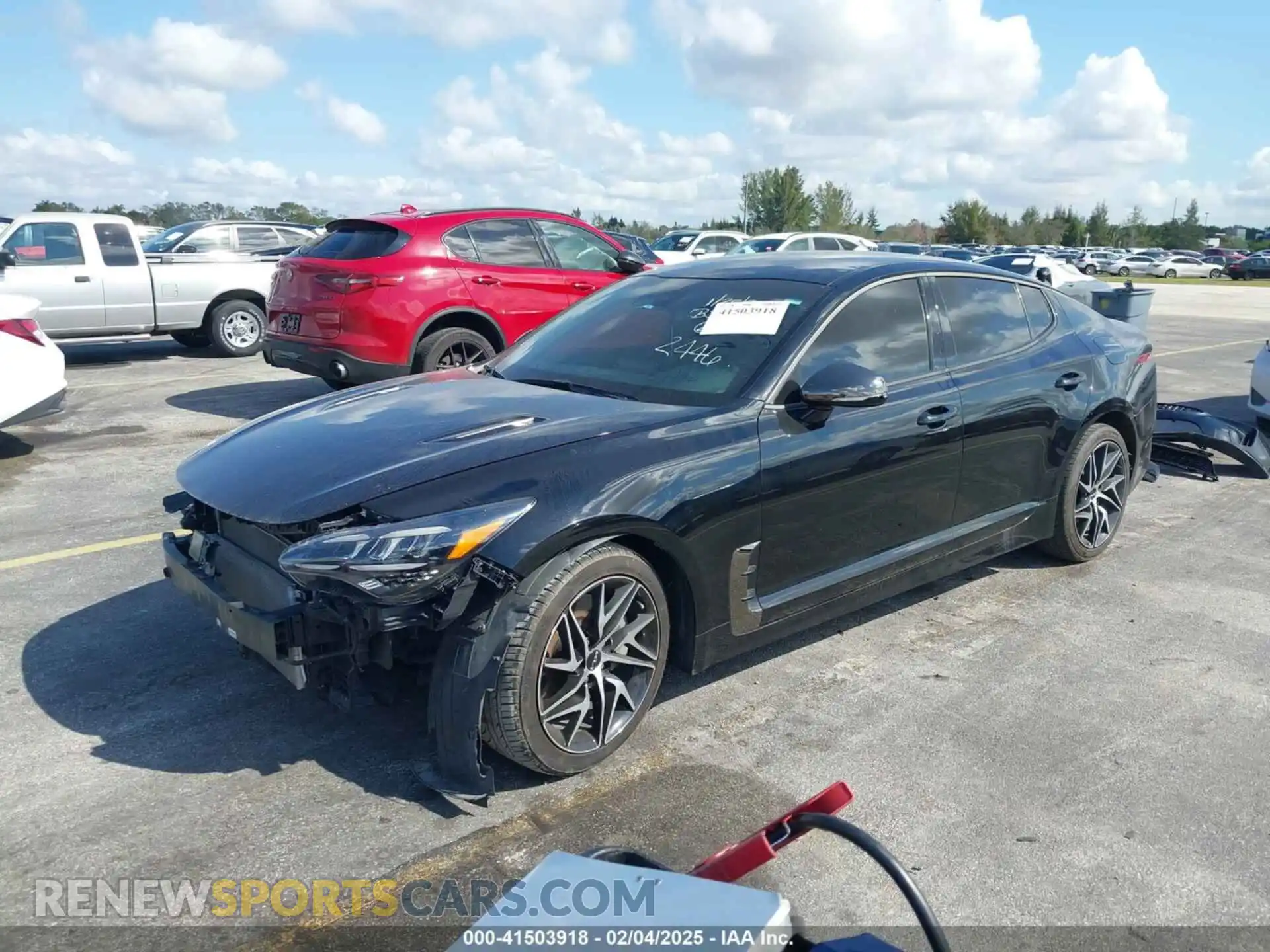 2 Photograph of a damaged car KNAE35LD0P6132446 KIA STINGER 2023