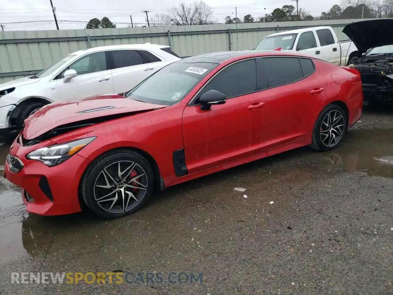 1 Photograph of a damaged car KNAE35LD1P6130253 KIA STINGER 2023