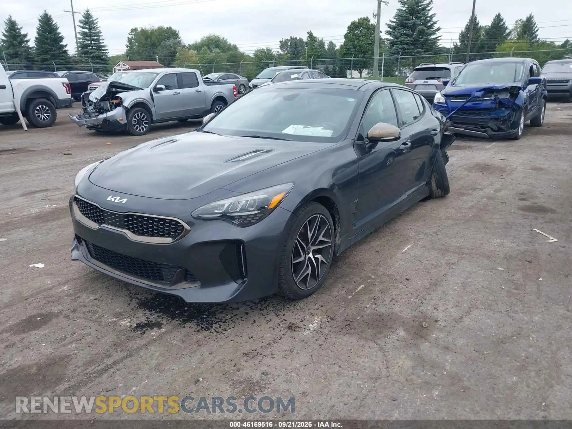 2 Photograph of a damaged car KNAE35LD1P6133461 KIA STINGER 2023