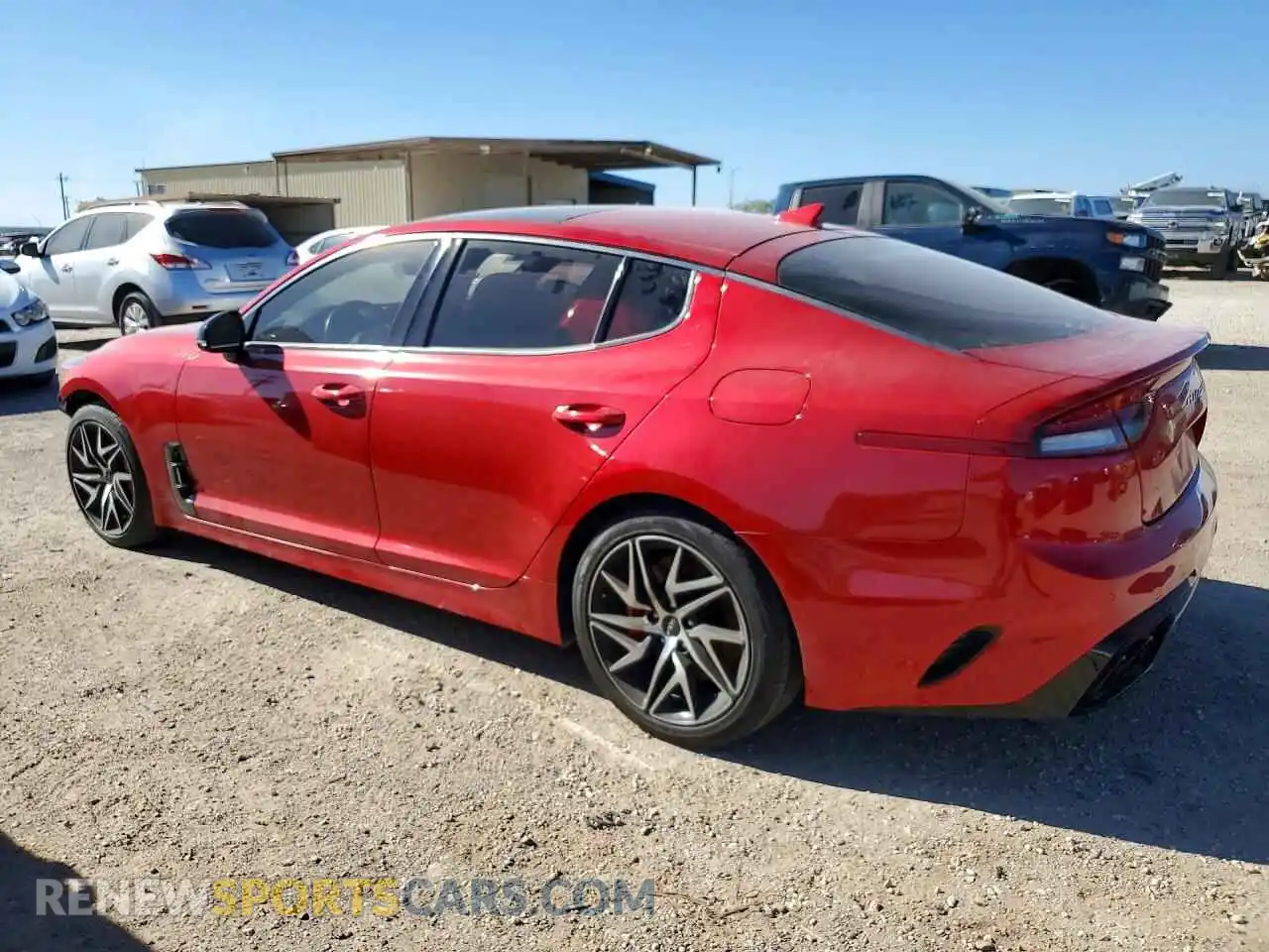 2 Photograph of a damaged car KNAE35LD2P6126566 KIA STINGER 2023