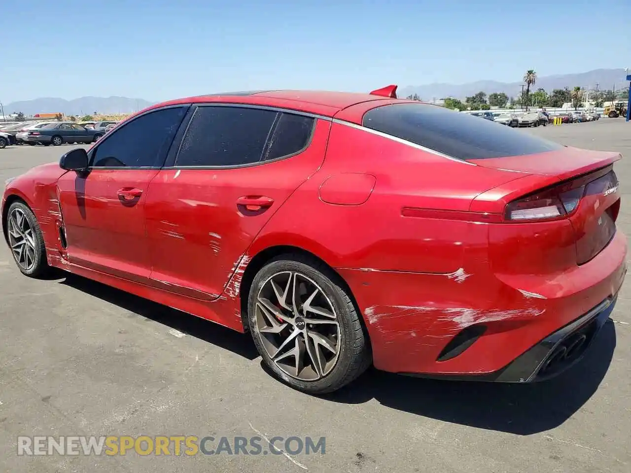 2 Photograph of a damaged car KNAE35LD4P6124592 KIA STINGER 2023