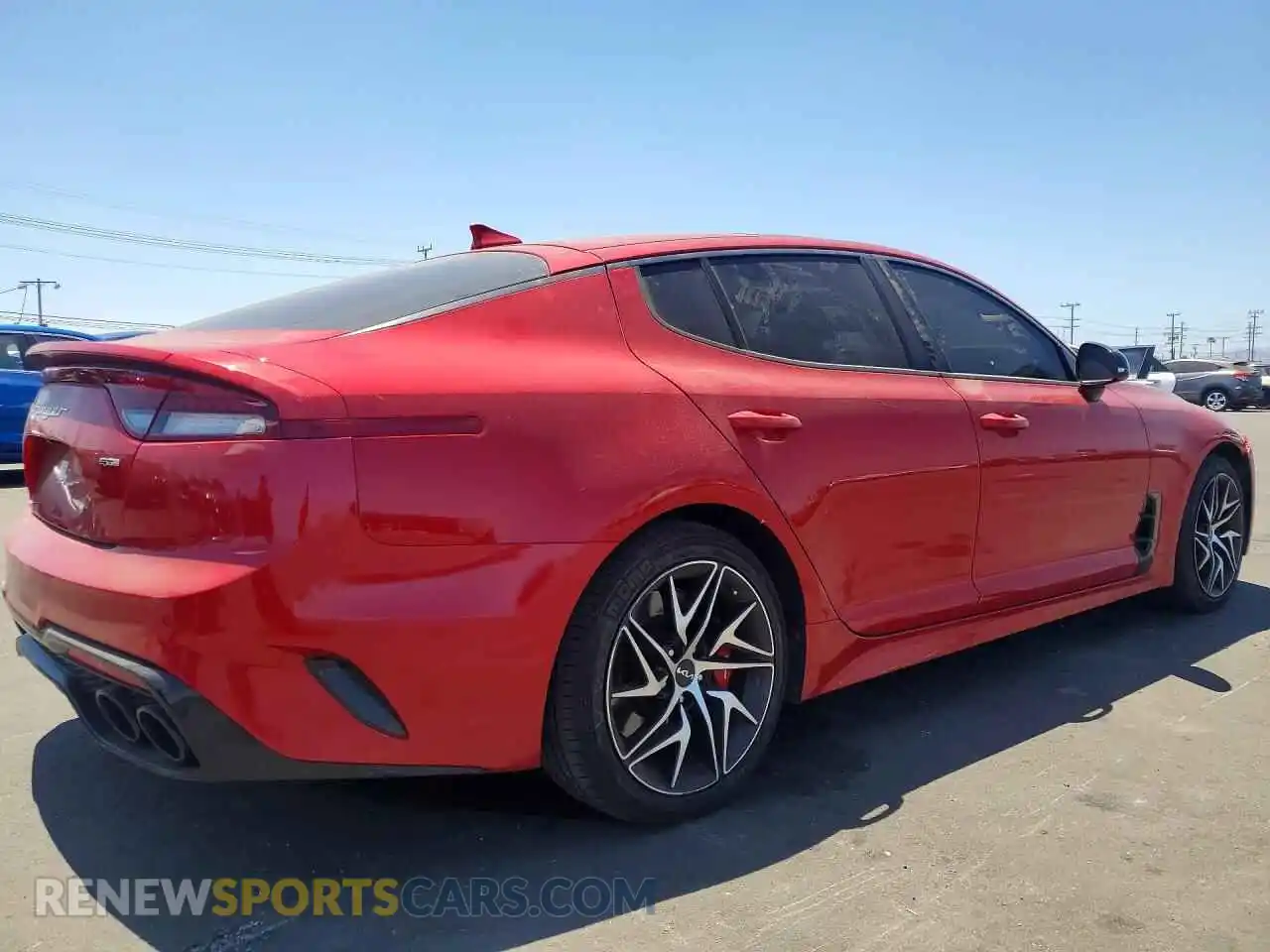 3 Photograph of a damaged car KNAE35LD4P6124592 KIA STINGER 2023