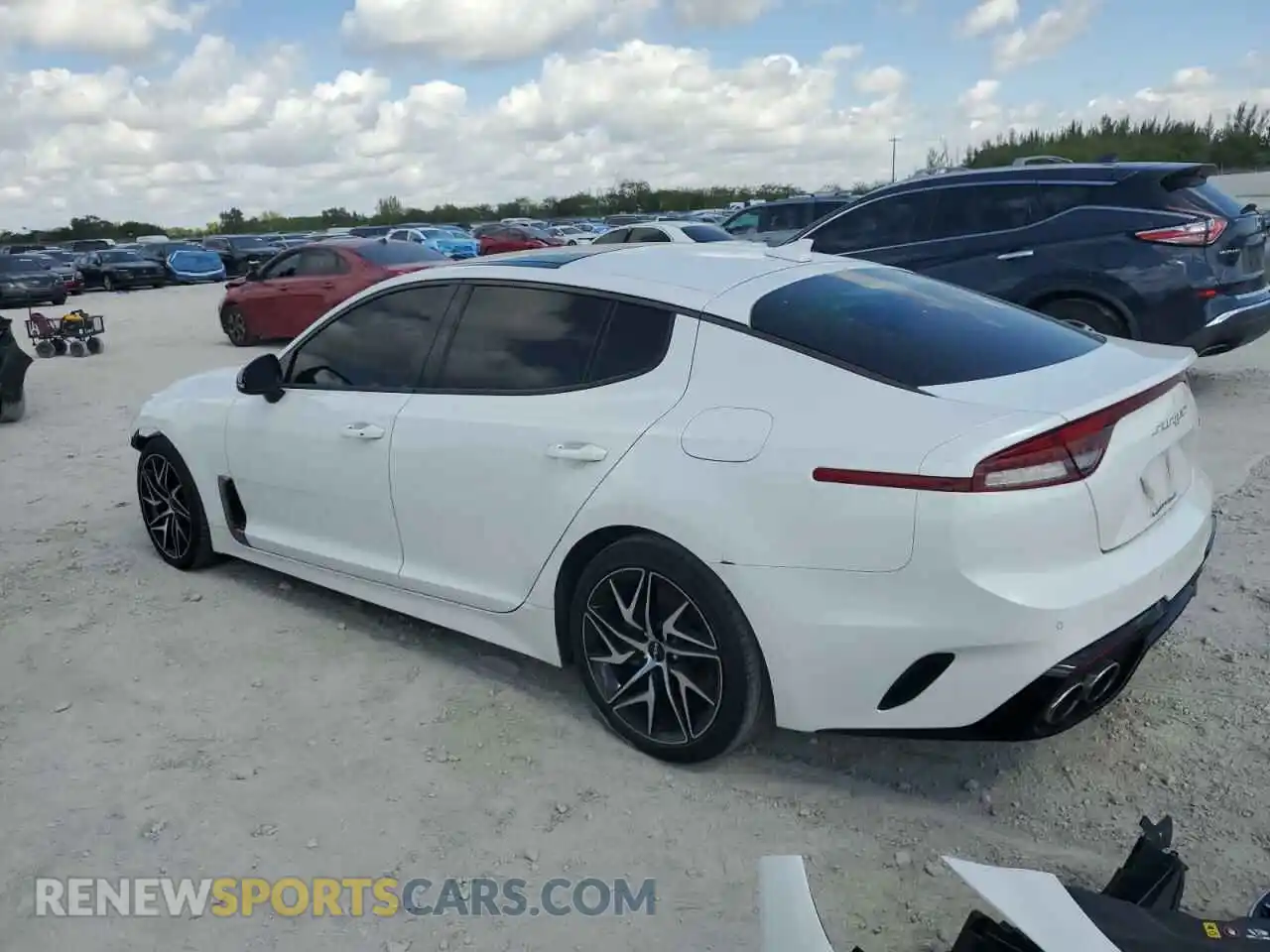 2 Photograph of a damaged car KNAE35LD4P6137200 KIA STINGER 2023