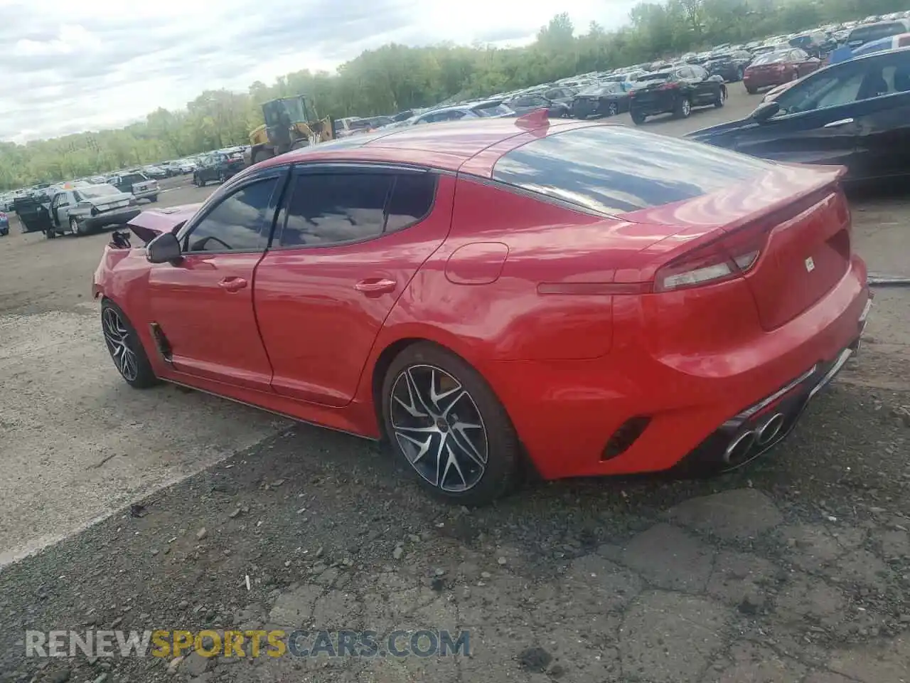 2 Photograph of a damaged car KNAE35LD6P6125260 KIA STINGER 2023
