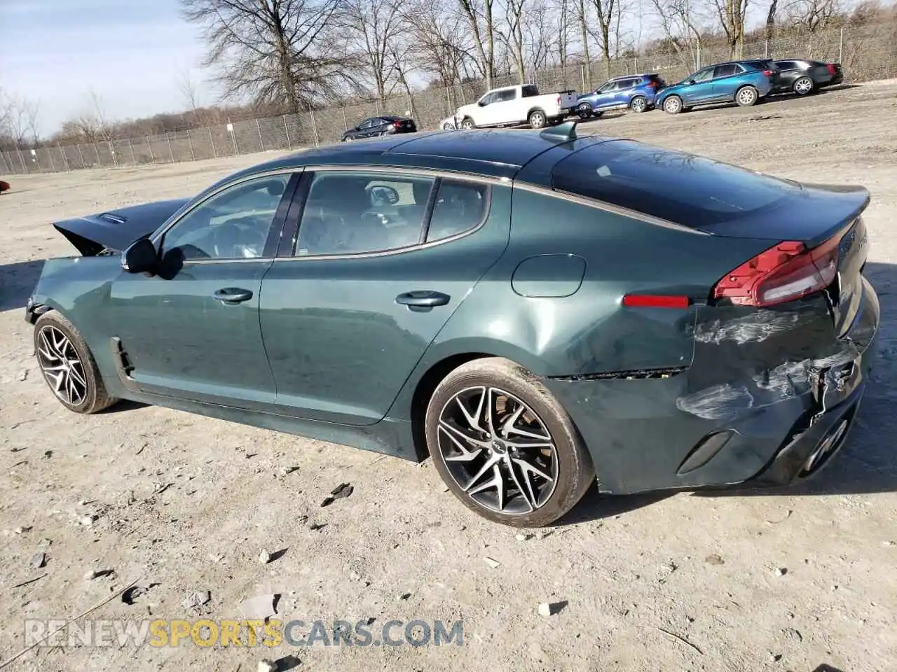 2 Photograph of a damaged car KNAE35LD7P6131102 KIA STINGER 2023