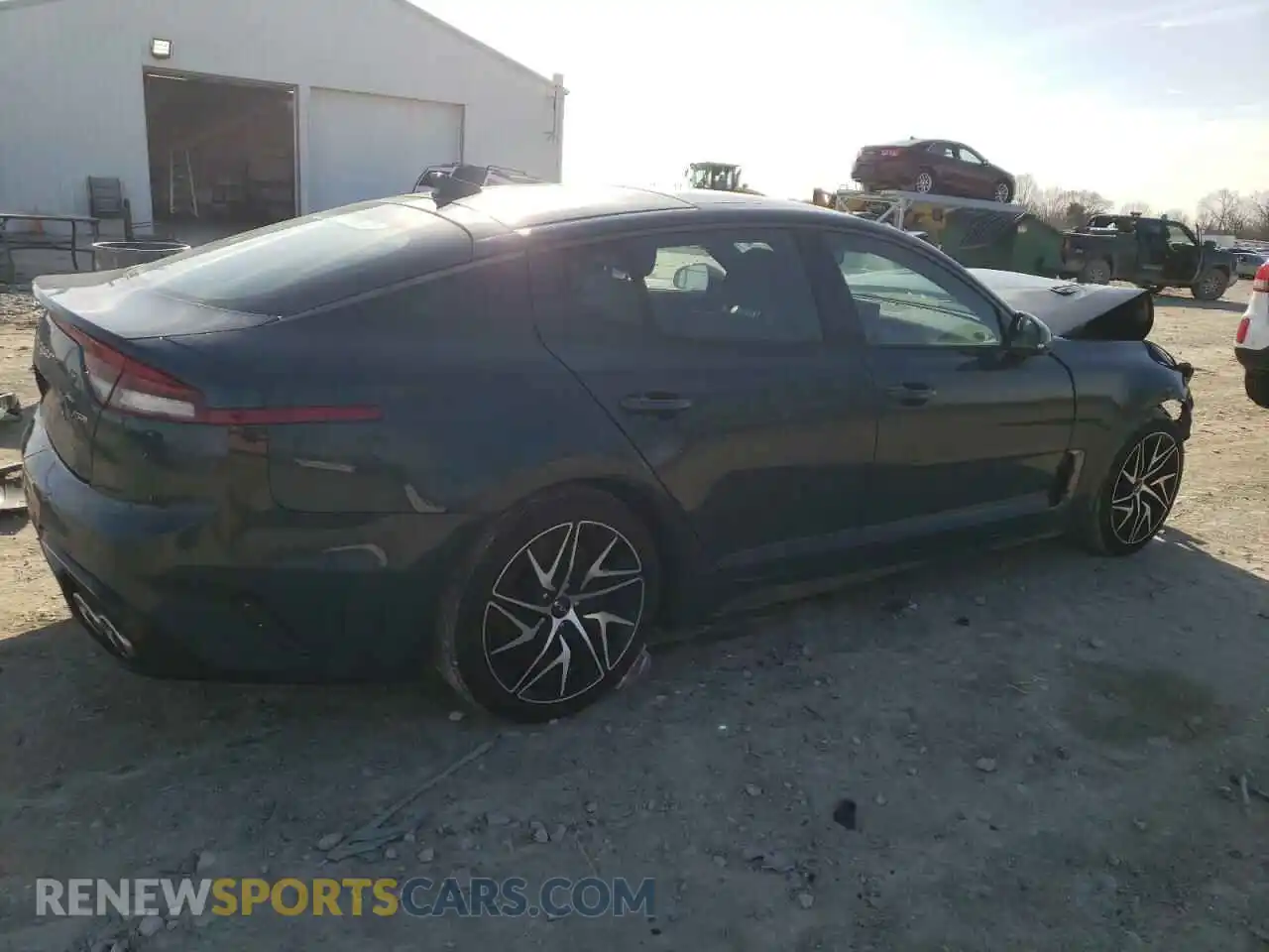 3 Photograph of a damaged car KNAE35LD7P6131102 KIA STINGER 2023