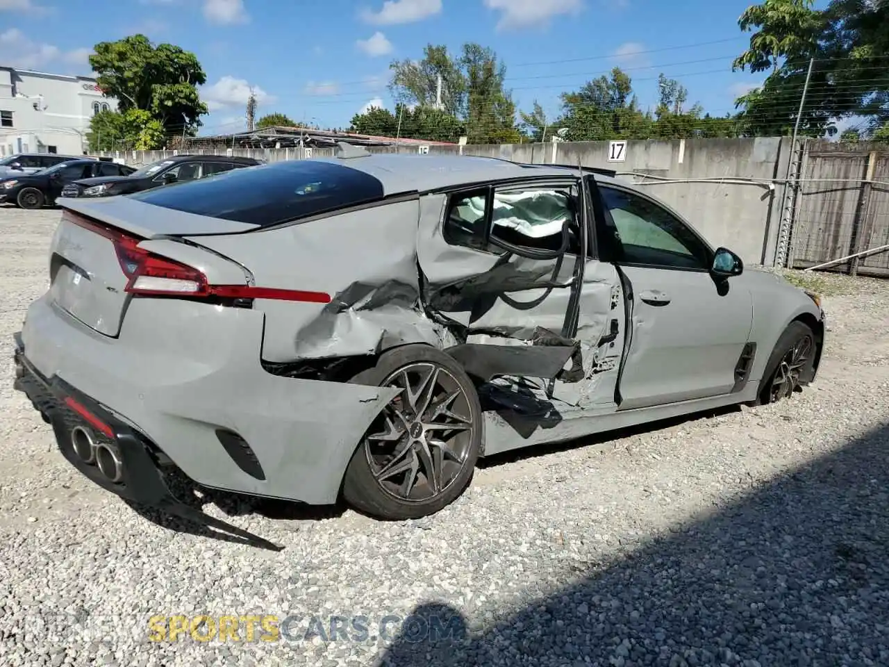 3 Photograph of a damaged car KNAE35LD7P6137191 KIA STINGER 2023