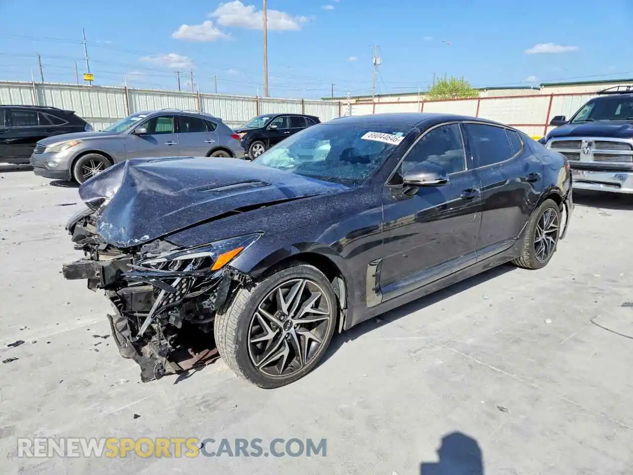 1 fotografías del automóvil dañado KNAE35LD9P6136852 KIA STINGER 2023