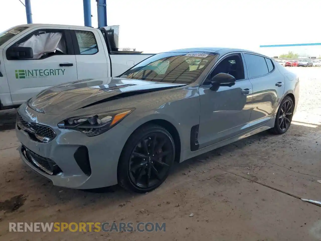 1 Photograph of a damaged car KNAE55LC0P6128995 KIA STINGER 2023