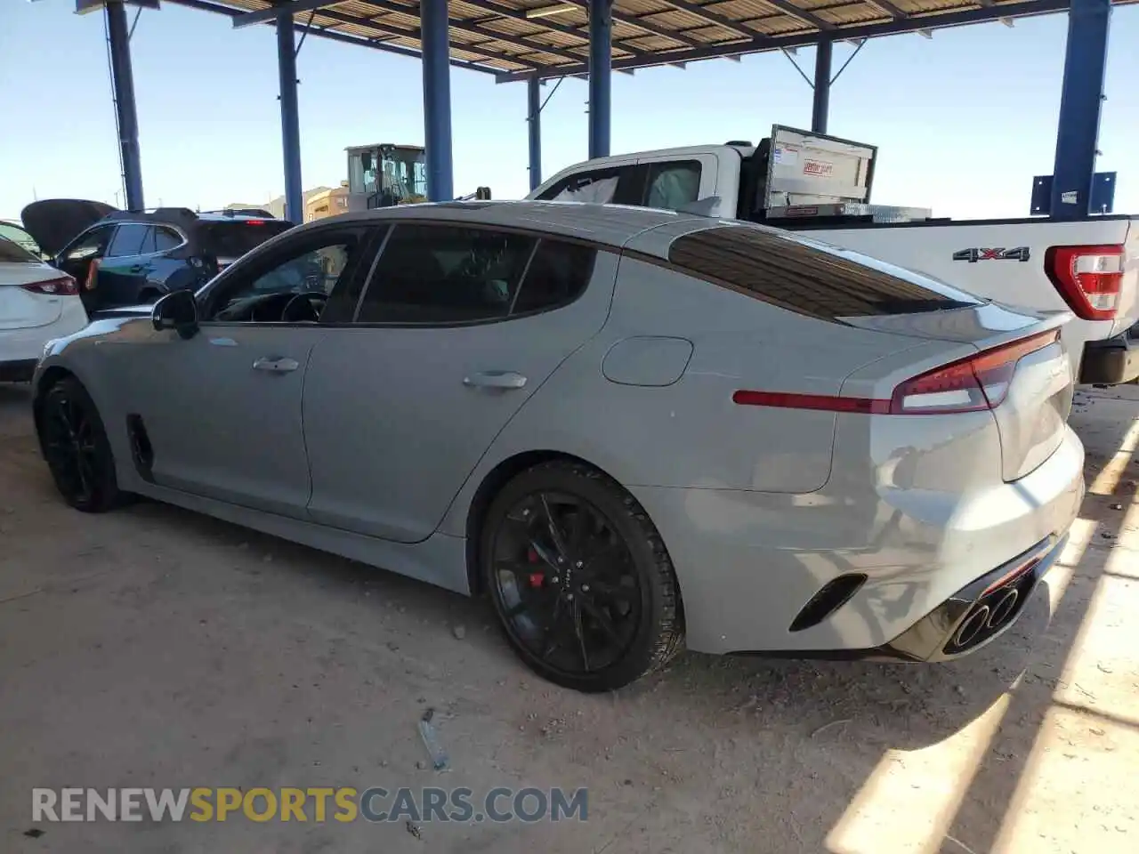2 Photograph of a damaged car KNAE55LC0P6128995 KIA STINGER 2023