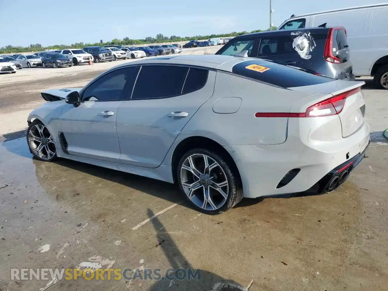 2 Photograph of a damaged car KNAE55LC0P6129192 KIA STINGER 2023