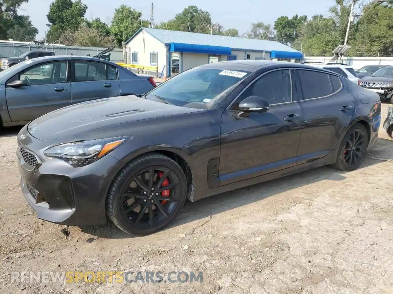 1 Photograph of a damaged car KNAE55LC2P6126357 KIA STINGER 2023