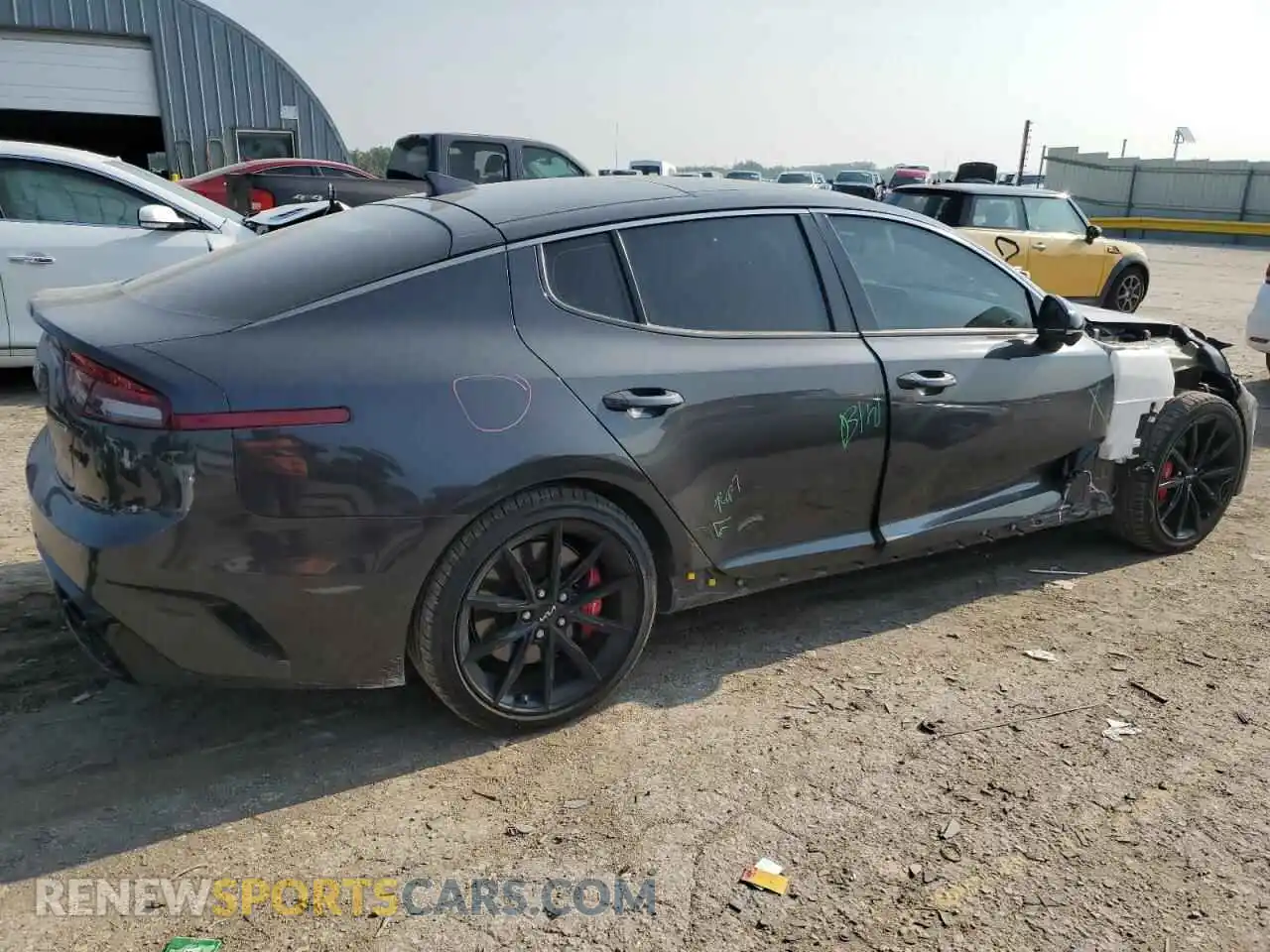 3 Photograph of a damaged car KNAE55LC2P6126357 KIA STINGER 2023