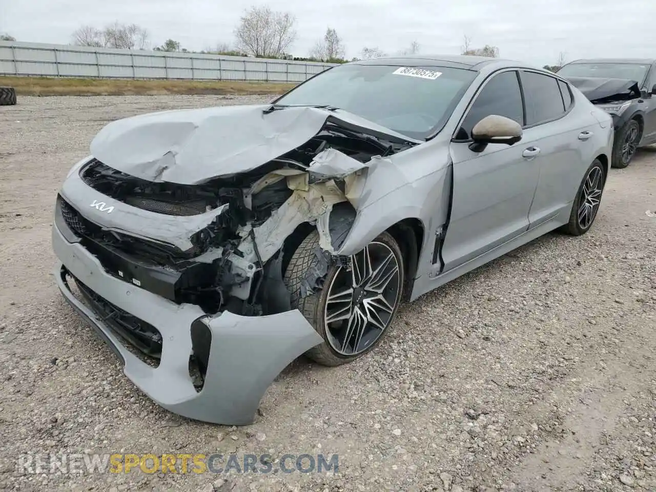 1 Photograph of a damaged car KNAE55LC3P6126738 KIA STINGER 2023
