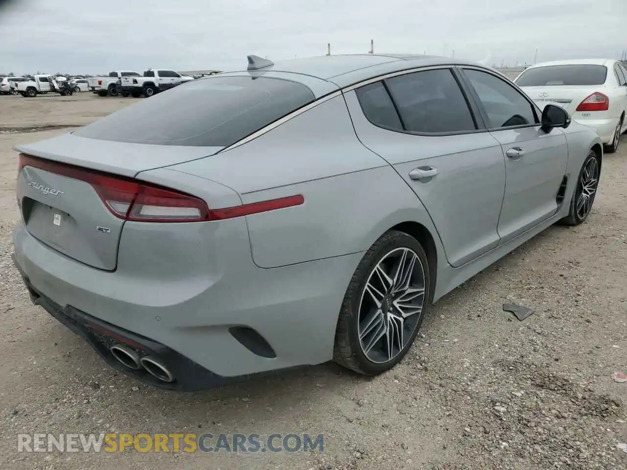 3 Photograph of a damaged car KNAE55LC3P6126738 KIA STINGER 2023