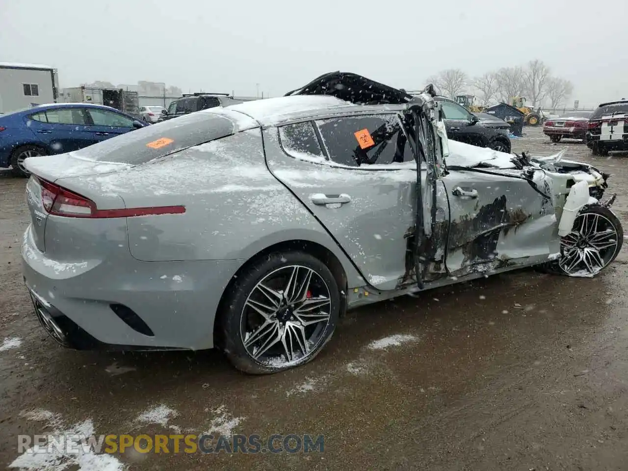 3 Photograph of a damaged car KNAE55LC4P6127462 KIA STINGER 2023