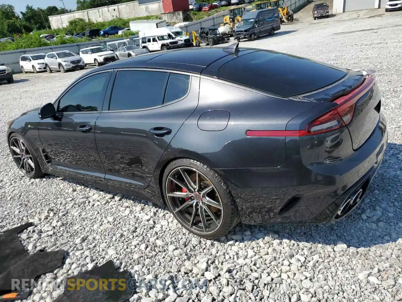 2 Photograph of a damaged car KNAE55LC4P6129731 KIA STINGER 2023