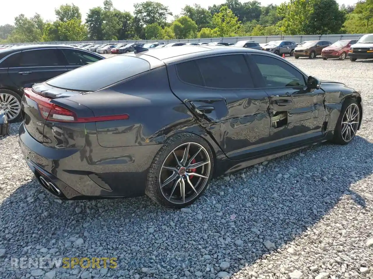 3 Photograph of a damaged car KNAE55LC4P6129731 KIA STINGER 2023