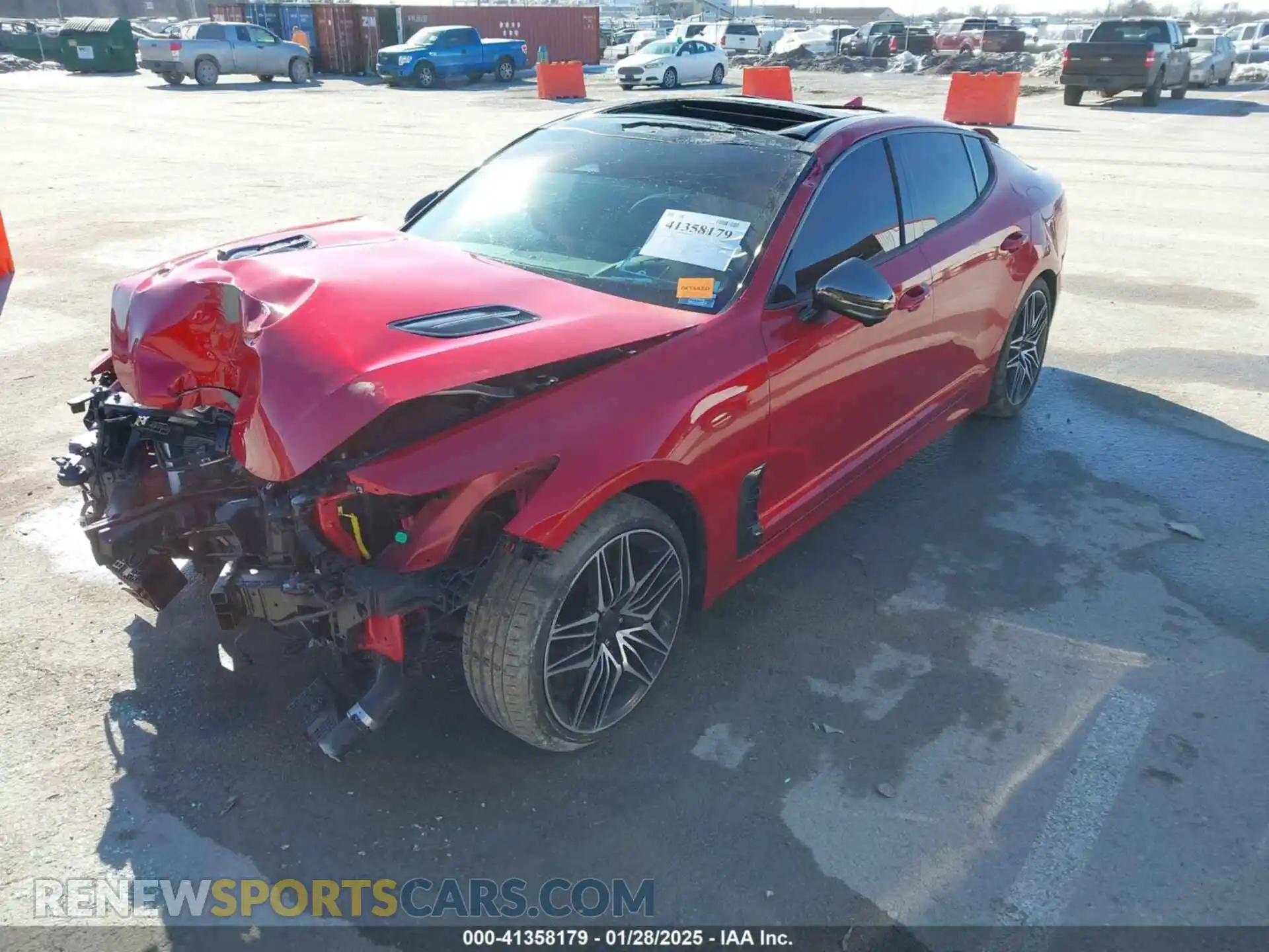 2 Photograph of a damaged car KNAE55LC4P6138316 KIA STINGER 2023