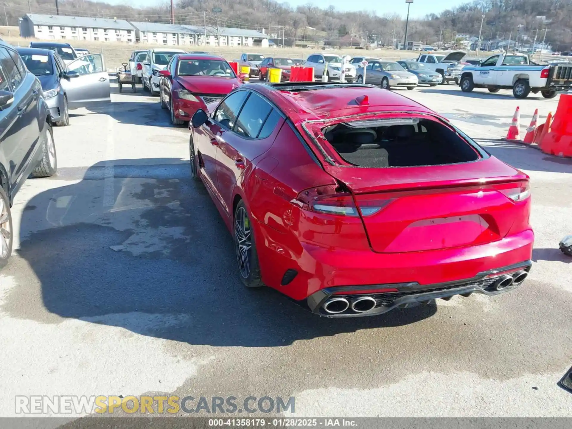3 Photograph of a damaged car KNAE55LC4P6138316 KIA STINGER 2023