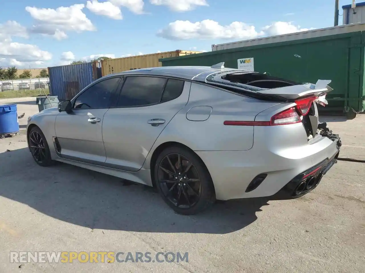 2 Photograph of a damaged car KNAE55LC5P6134792 KIA STINGER 2023