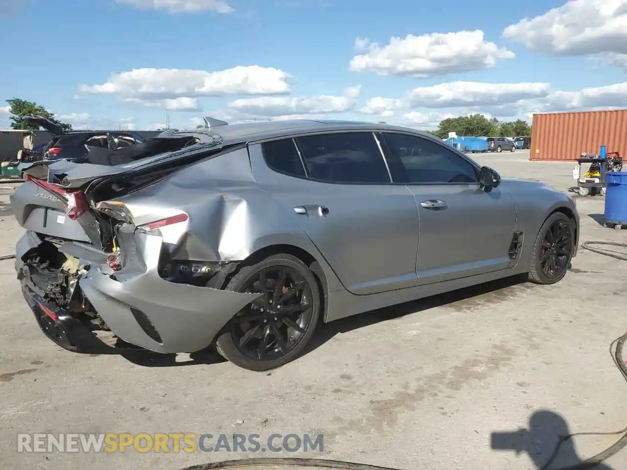 3 Photograph of a damaged car KNAE55LC5P6134792 KIA STINGER 2023