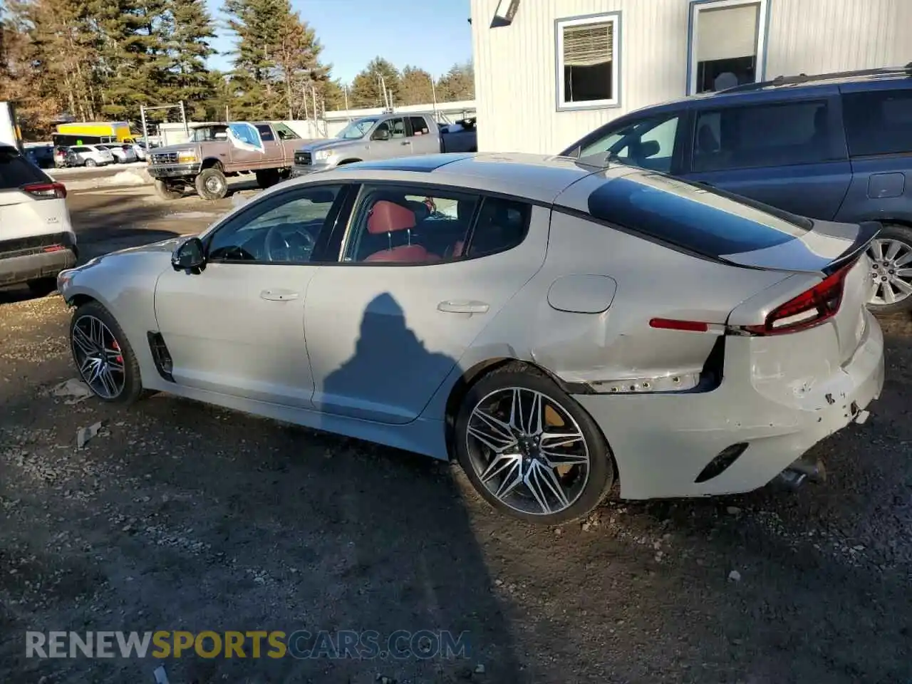 2 Photograph of a damaged car KNAE55LC5P6135750 KIA STINGER 2023